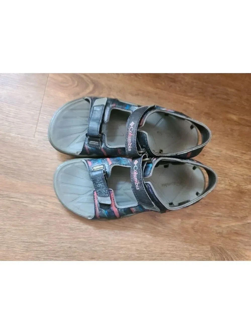 Girls Columbia Sandals Size 4 Multi-Color Omni-Grip